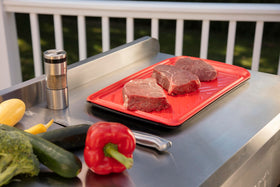 Cuisinart Grilling Trays fit up to six burgers at once.
