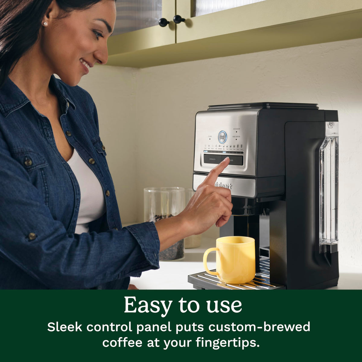 Cuisinart Grind & Brew DGB-30 removable hopper simplifies cleaning.