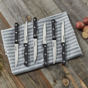 Cuisinart knife set being hand-washed to preserve edge