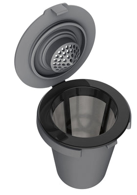 Cuisinart HomeBarista filter cup in use for customizable coffee or tea.