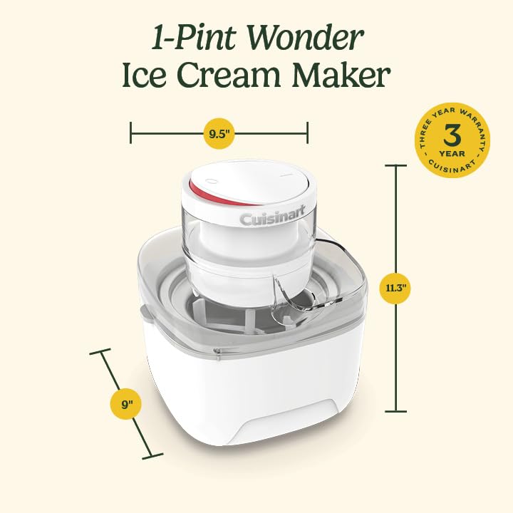 Cuisinart ice cream maker cord wrap keeps countertop tidy.