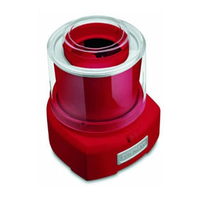 Cuisinart ice cream maker lid with wide spout for easy additions