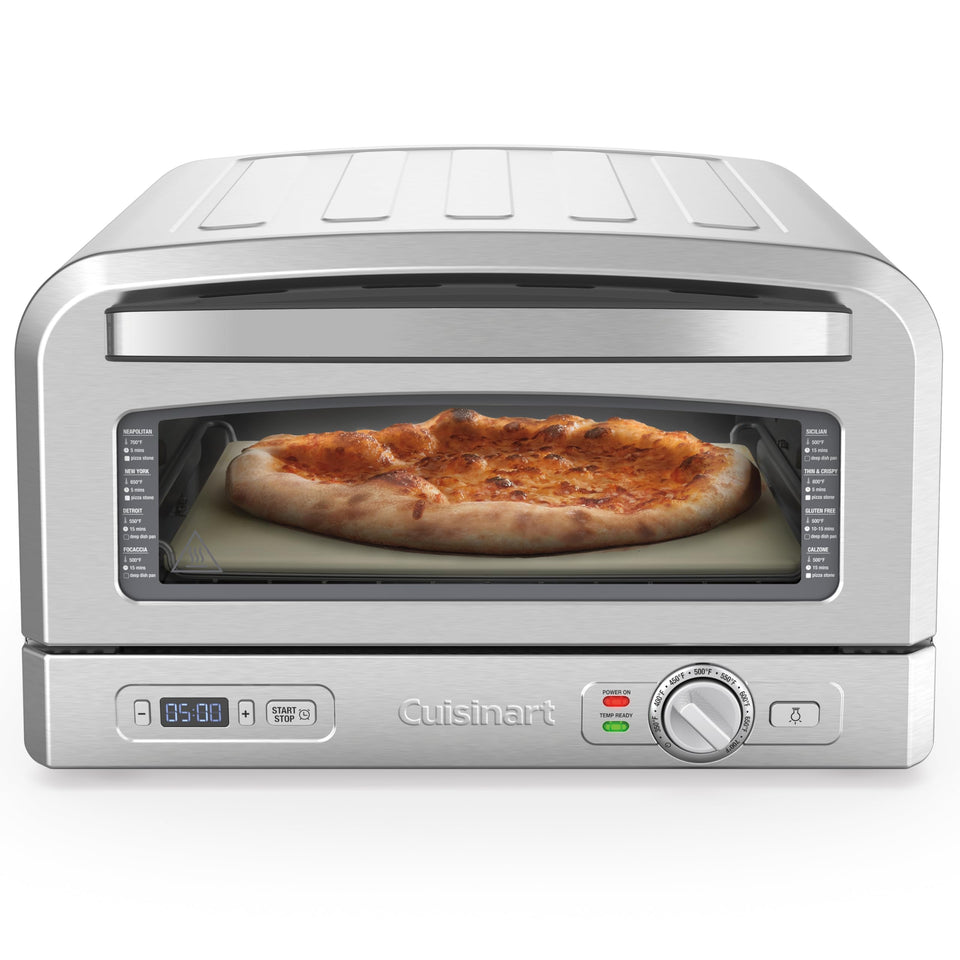 Cuisinart Indoor Pizza Oven with a 12-inch pizza for quick weeknight meals