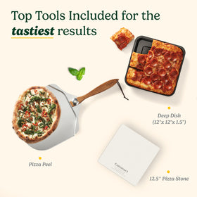 Cuisinart Indoor Pizza Oven viewing window lets you monitor progress