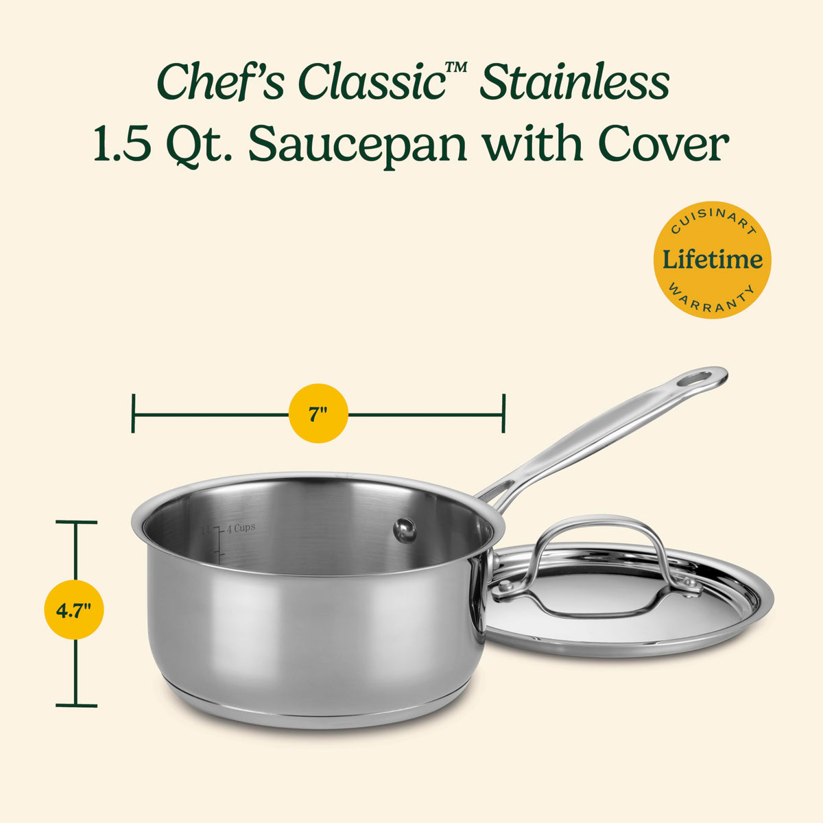 Cuisinart induction-ready pan works on induction and other cooktops