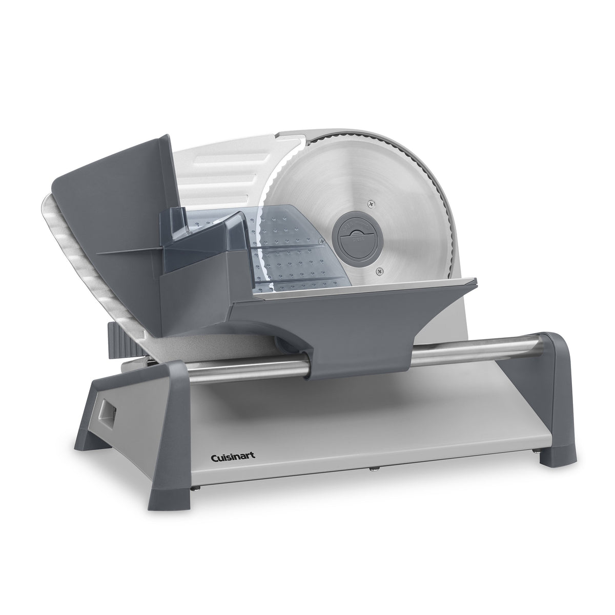 Cuisinart Kitchen Pro Food Slicer blade showcases precise thickness control for even slices