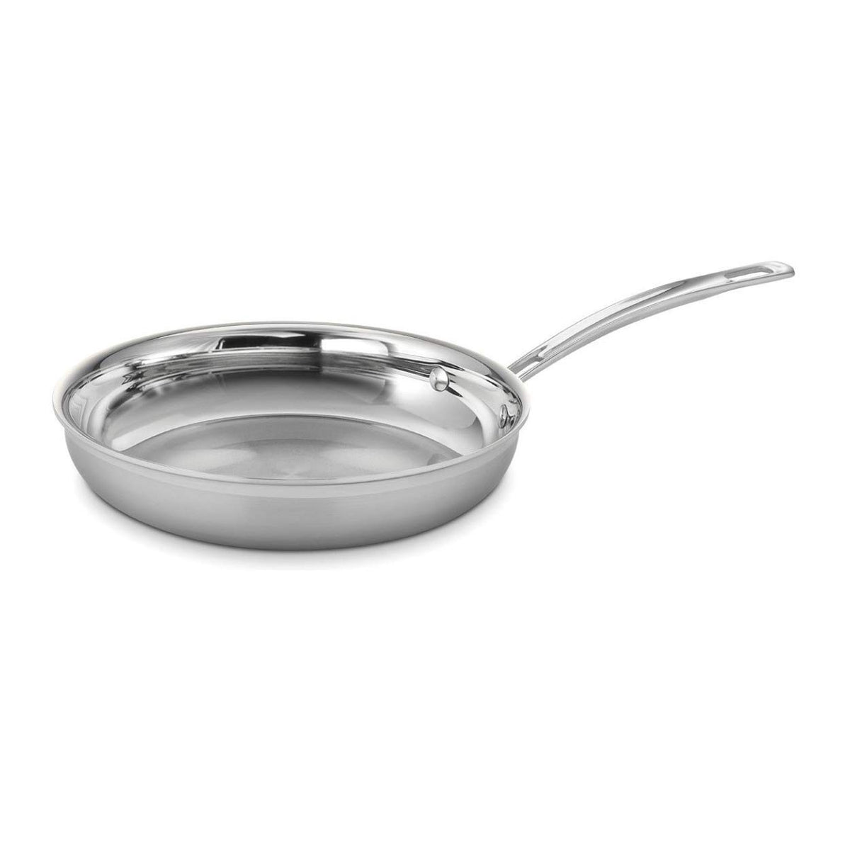Cuisinart MCP22-24N open skillet with a cool-to-touch handle for easy lifting