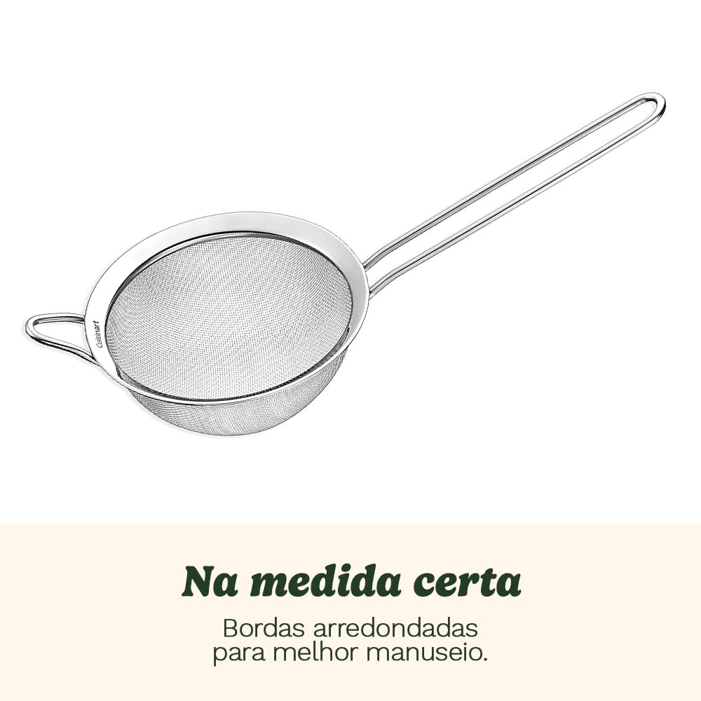 Cuisinart mesh strainers—large strainer with handle for pasta and vegetables, easy draining