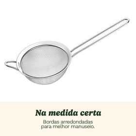 Cuisinart mesh strainers—large strainer with handle for pasta and vegetables, easy draining