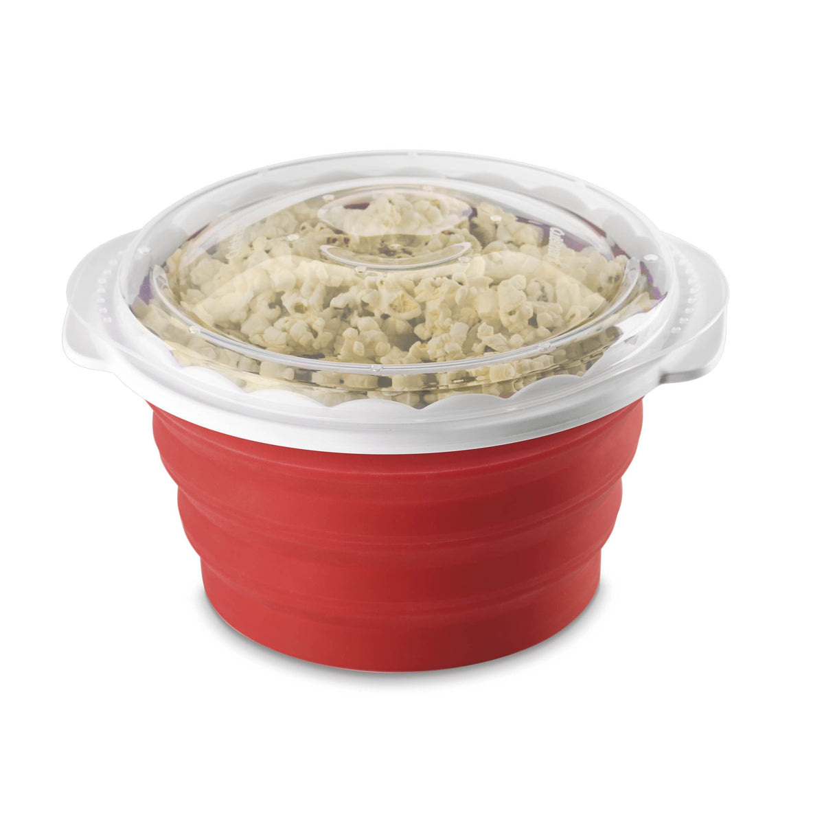 Cuisinart popcorn maker bowl ready for oil-free popping.