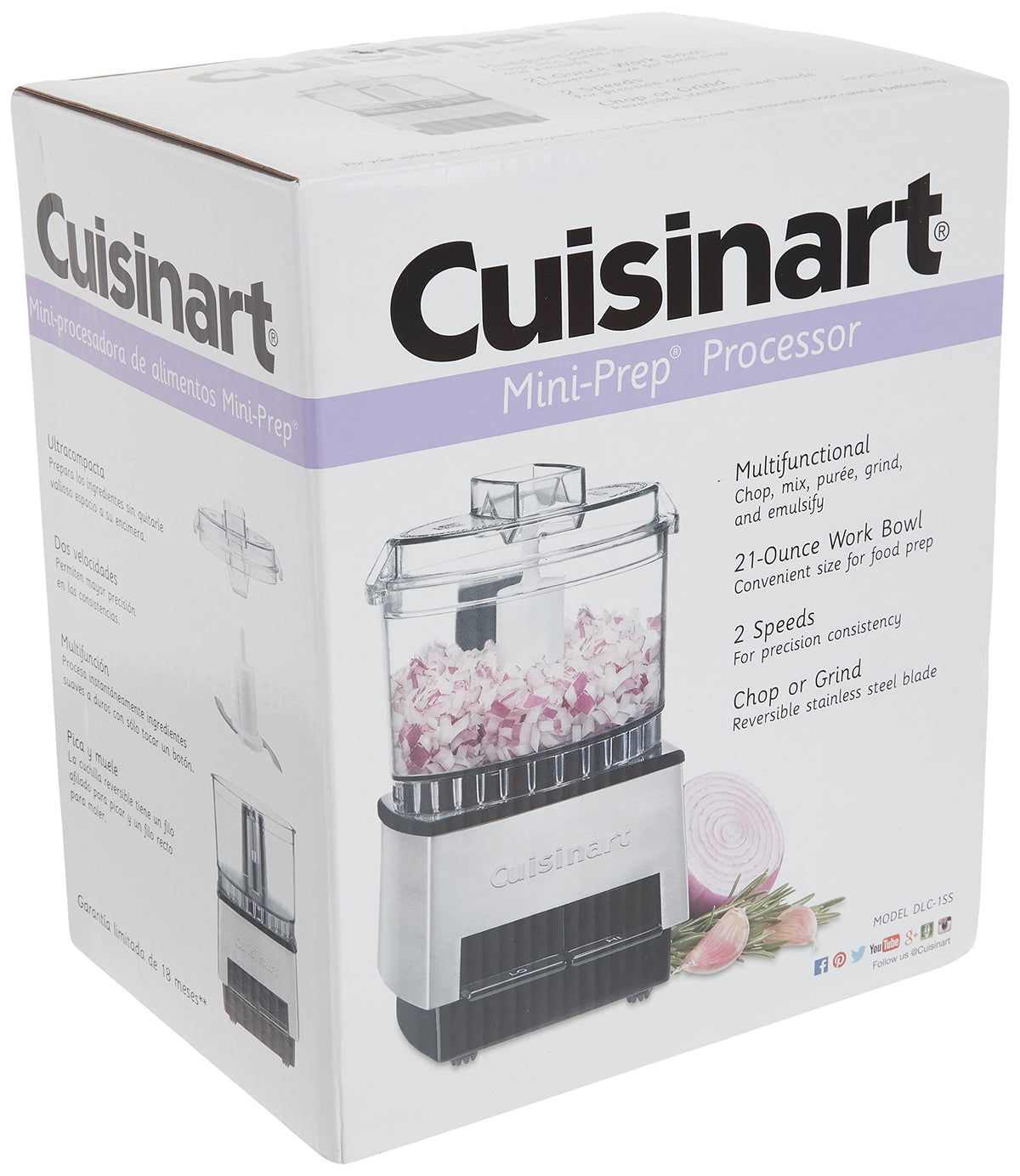 Cuisinart Mini PREP motor top highlighting compact design and efficiency