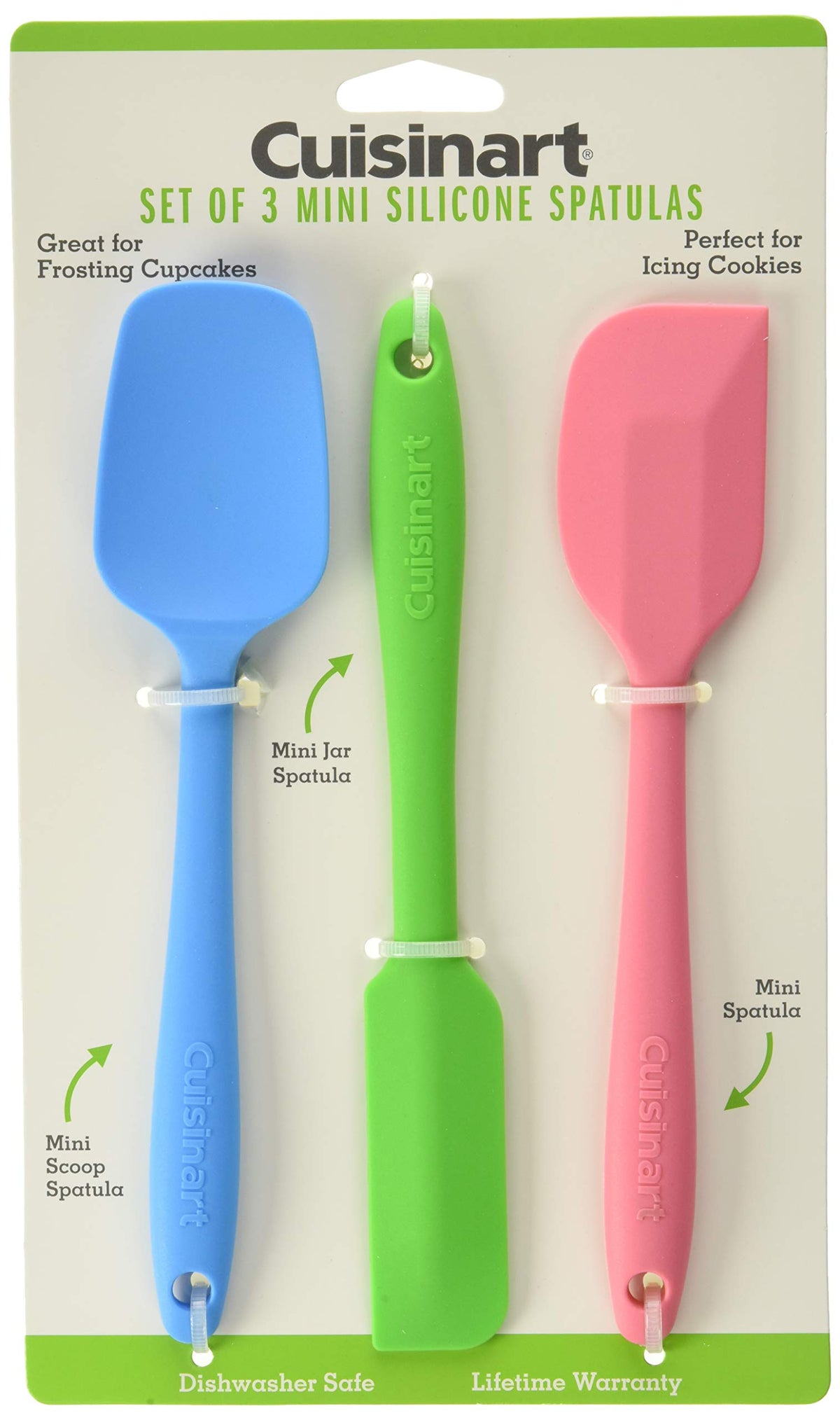 Cuisinart mini spatula in bright colors for fun baking and cleanup.