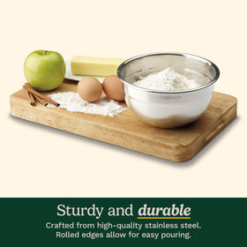 Cuisinart mixing bowls nest to save space when stored