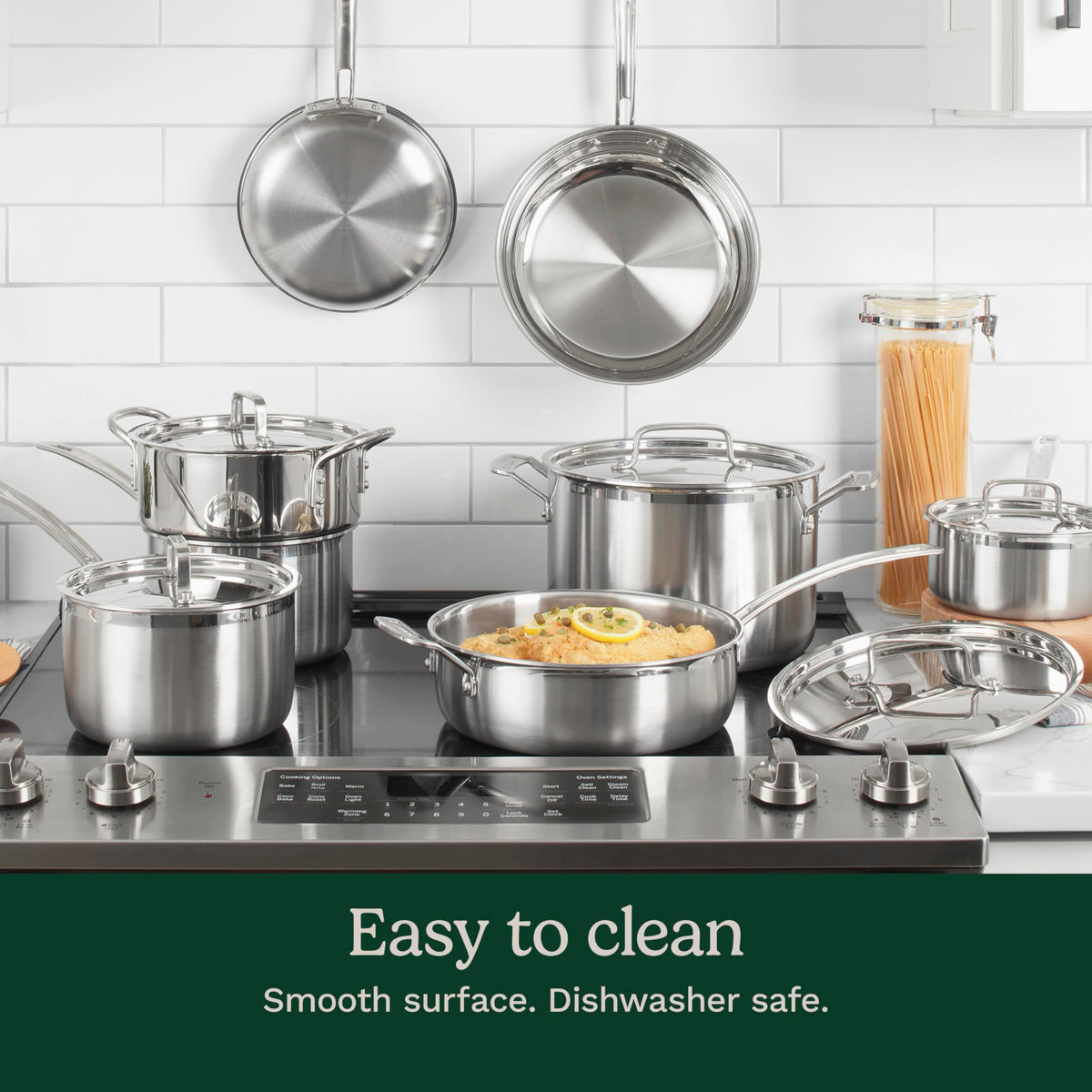 Cuisinart MultiClad Pro 8-quart stockpot with lid for soups and stocks