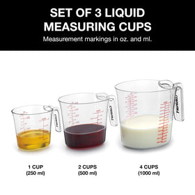 Cuisinart 2-cup measuring cup with tapered pour for smooth flow