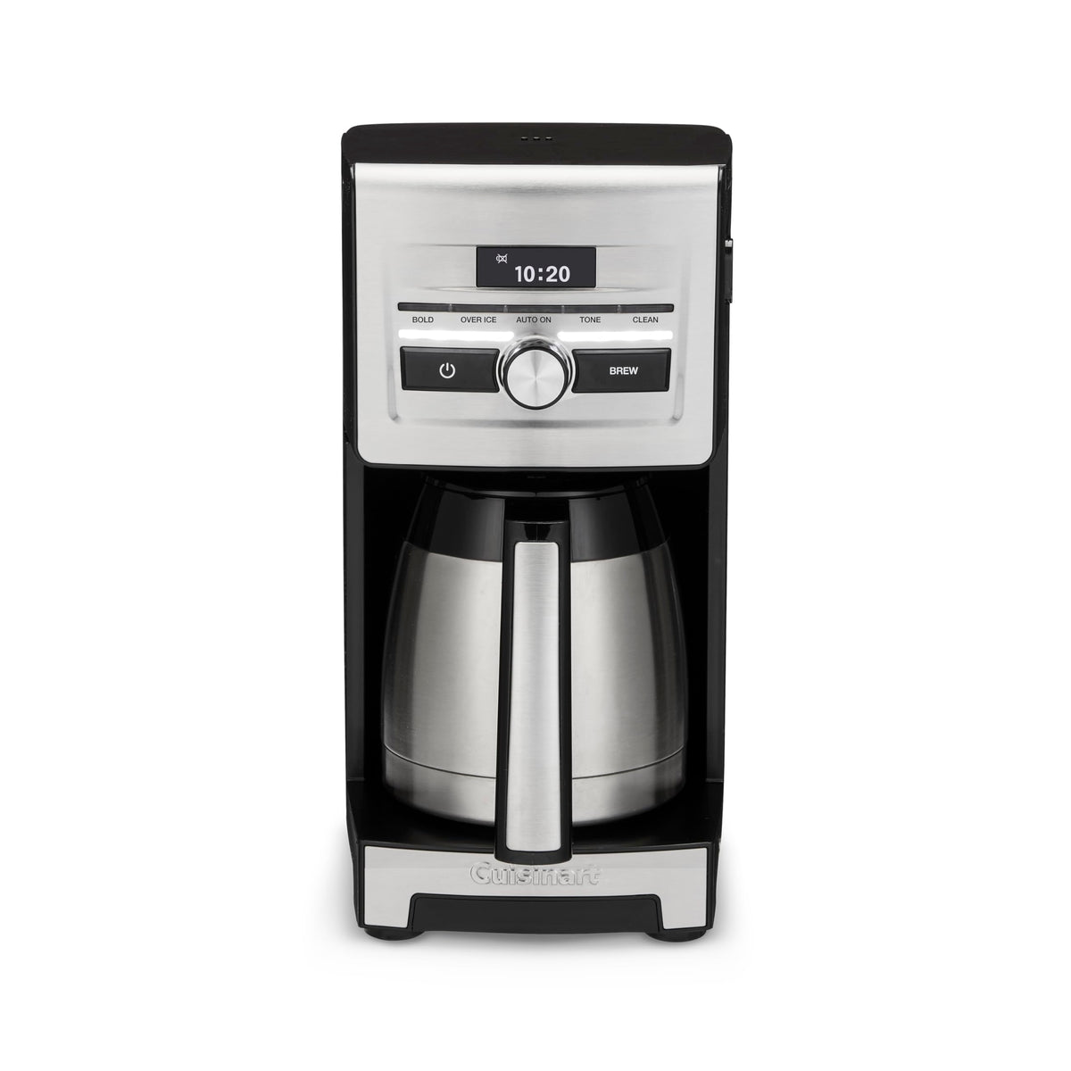 Cuisinart Personal Brew 10-Cup front view highlighting compact programmable design