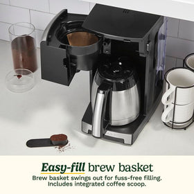Cuisinart Personal Brew 10-Cup gold-tone filter image highlights flavor purity