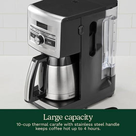 Cuisinart Personal Brew 10-Cup keep-warm control for flexible timing