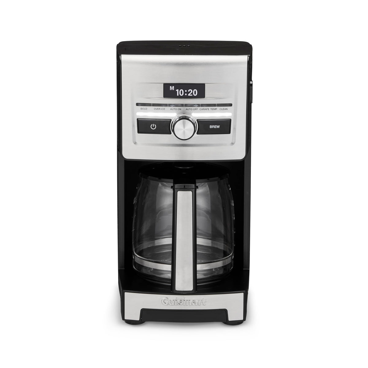 Cuisinart Personal Brew 12-Cup coffee maker under cabinet with programmable auto-start