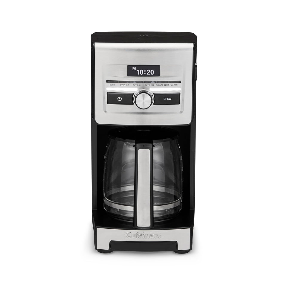Cuisinart Personal Brew 12-Cup coffee maker under cabinet with programmable auto-start