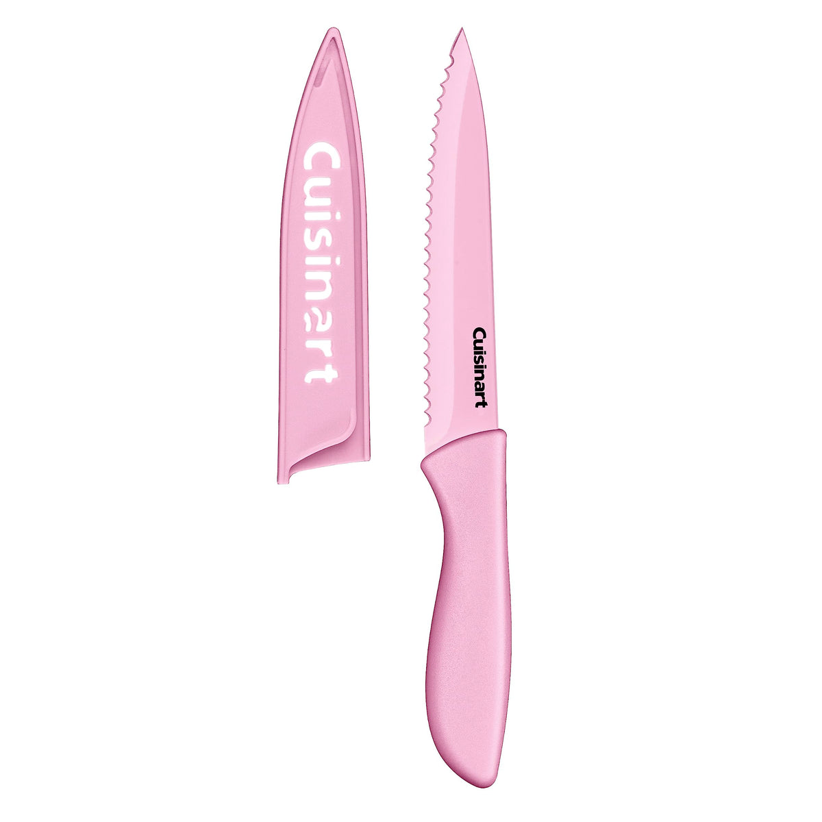 Cuisinart Pink 7in santoku knife versatile kitchen workhorse.