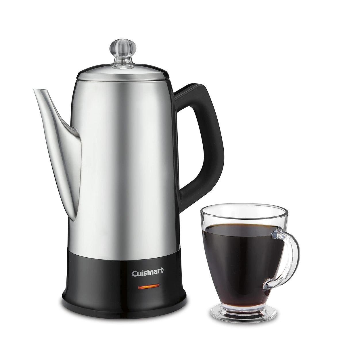 Cuisinart PRC-12N stainless steel housing for durable daily use.