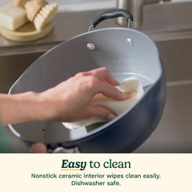 Cuisinart Preferred Pan Purely Ceramic Nonstick delivers easy release and simple cleanup.