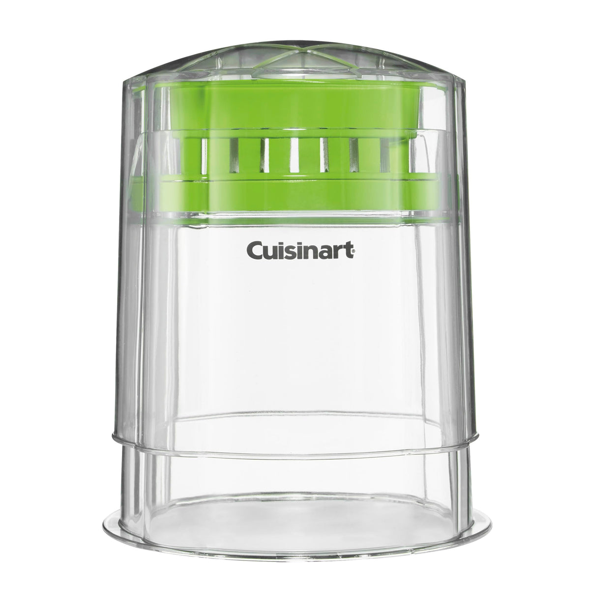 Cuisinart PrepExpress blade grids stored inside for quick cleanup