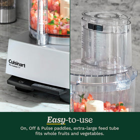 Dough preparation support for quick pastries and breads with this processor.