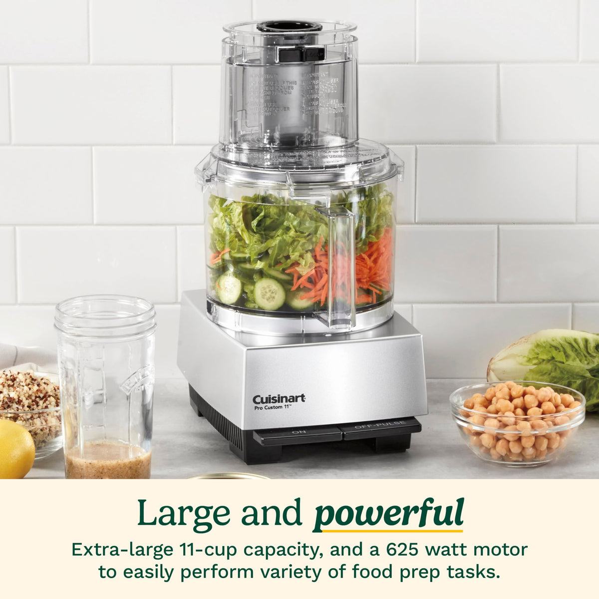 Slicing disc for uniform vegetable slices in salads and sides.