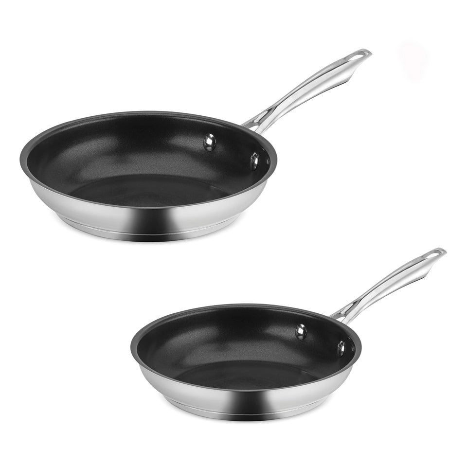 Cuisinart Professional Series 8-inch skillet with non-stick interior for easy cooking and cleanup.