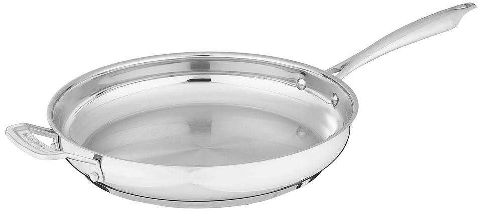 Cuisinart professional skillet base heat delivers quick, even heating for searing.