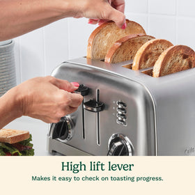 Cuisinart removable crumb tray for quick cleanup
