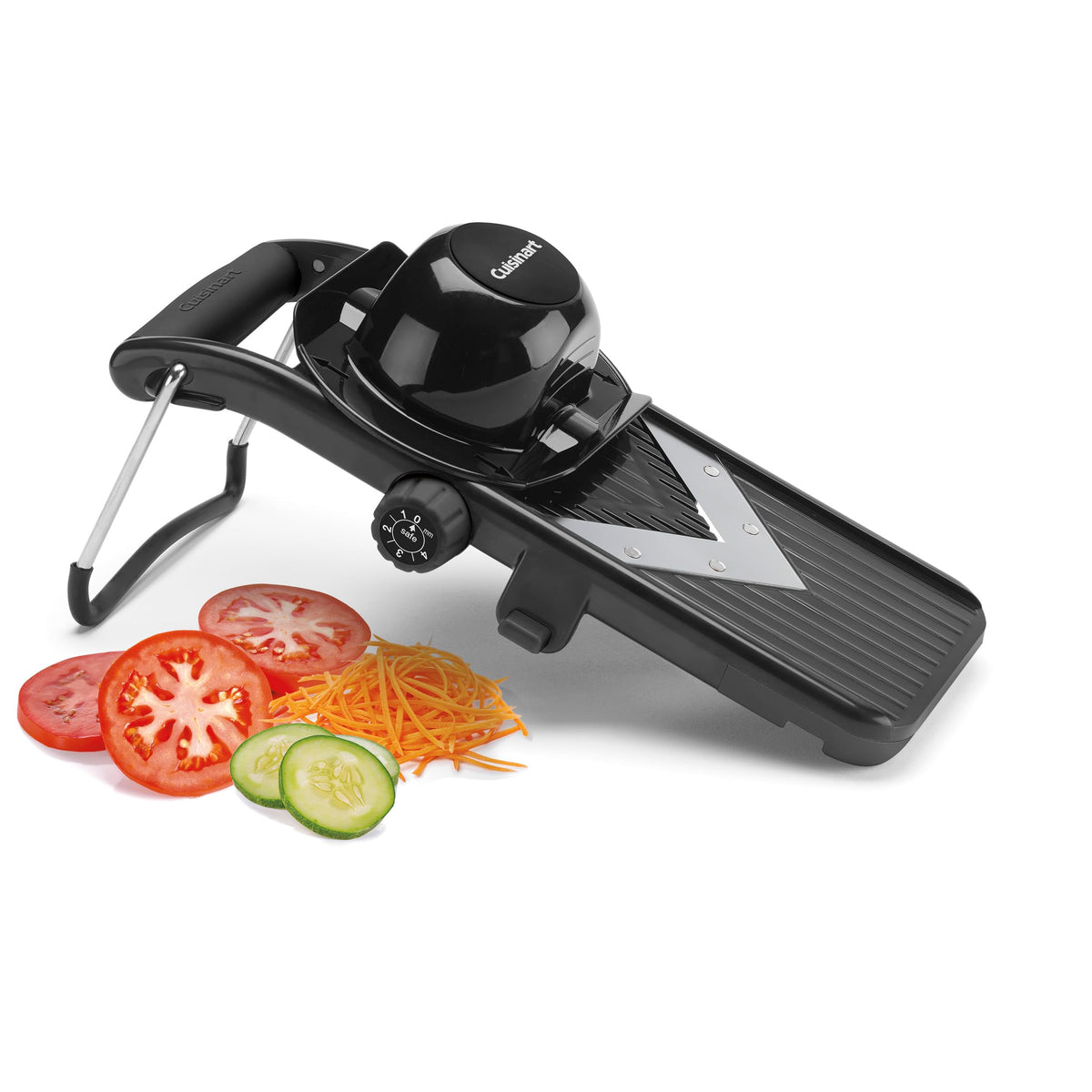 Cuisinart safety pusher and non-slip base improve stability.