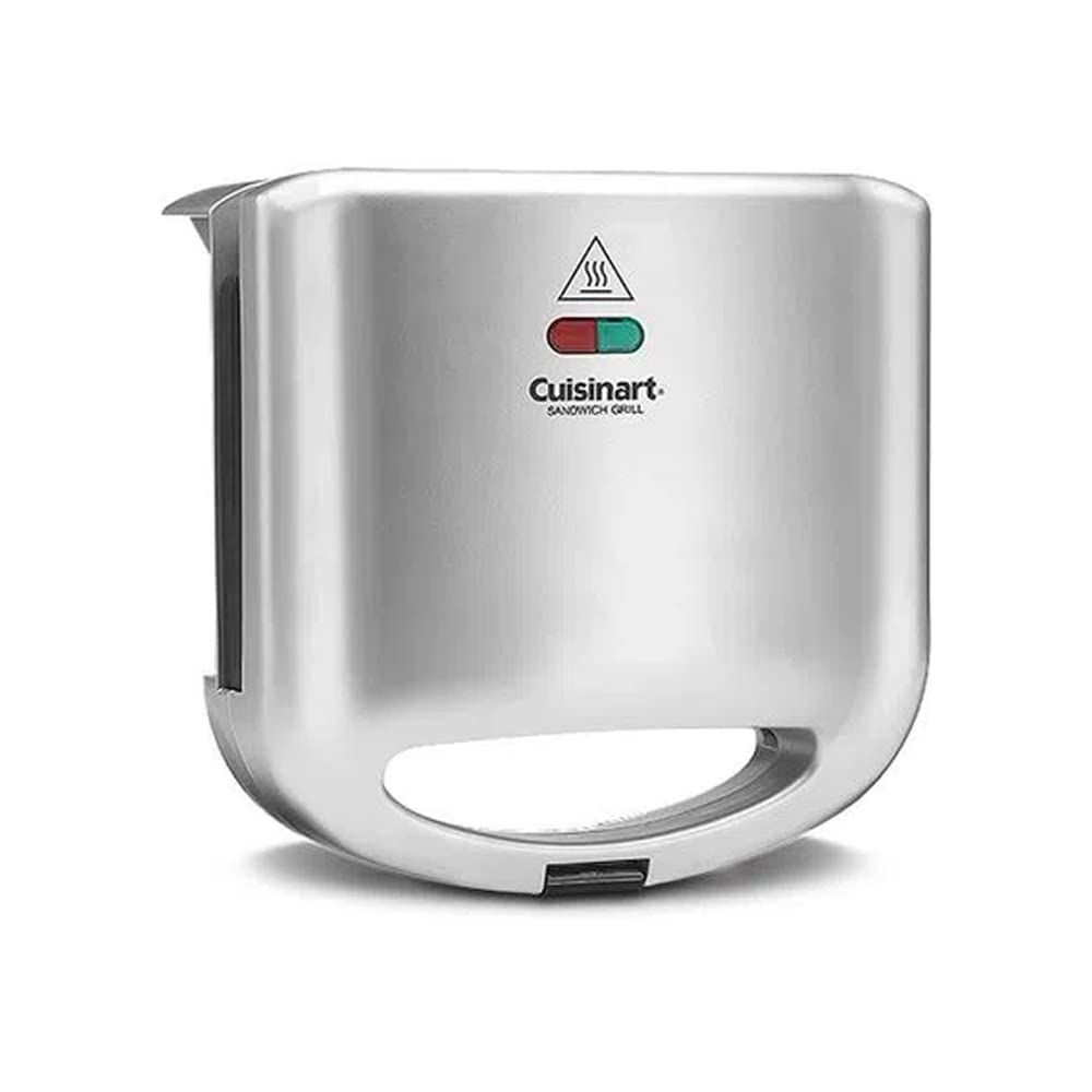 Cuisinart sandwich grill dual indicator lights show cooking readiness