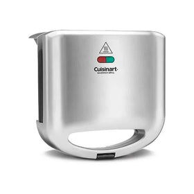 Cuisinart sandwich grill dual indicator lights show cooking readiness