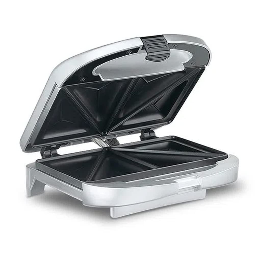 Cuisinart sandwich grill lid closed for even browning