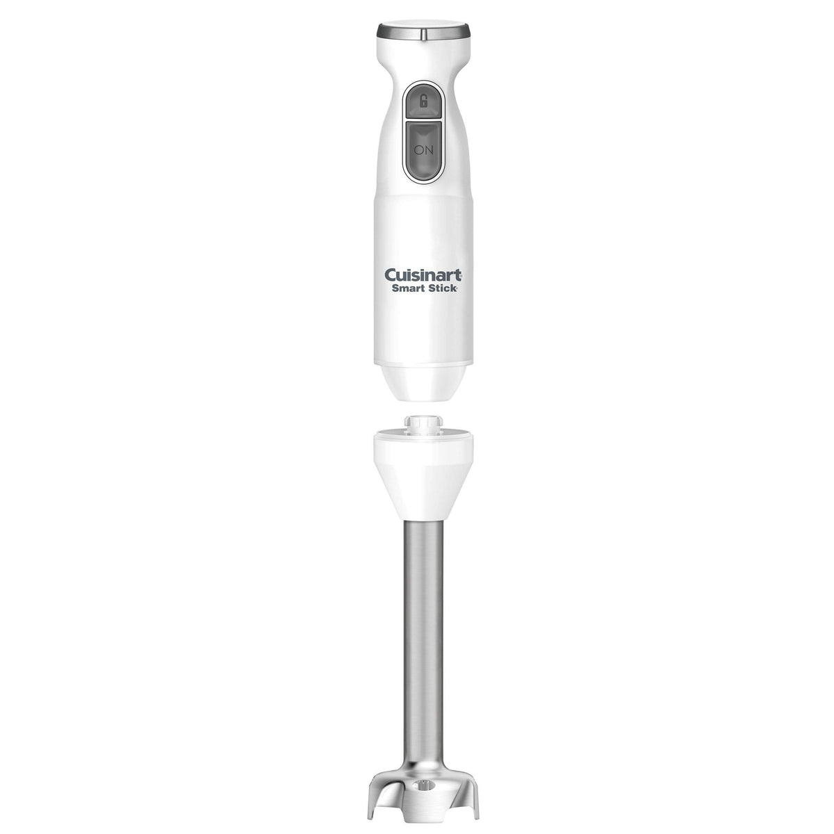 Cuisinart Smart Stick immersion blender in action over a pot for soups