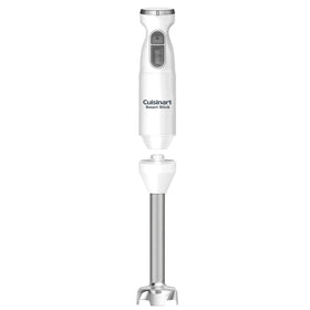 Cuisinart Smart Stick immersion blender in action over a pot for soups