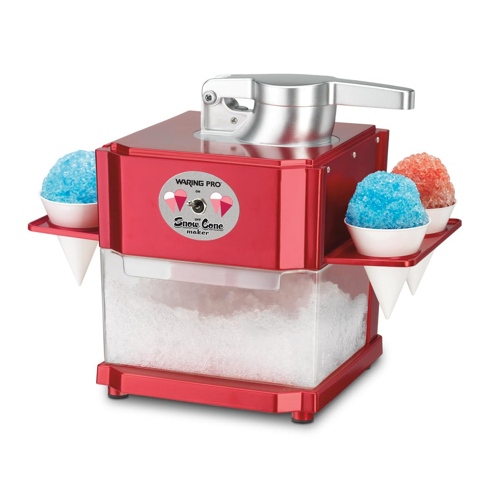 Cuisinart Snow Cone Maker front view, compact home ice solution