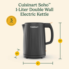 Cuisinart Soho easy-to-clean interior supports daily tea prep.