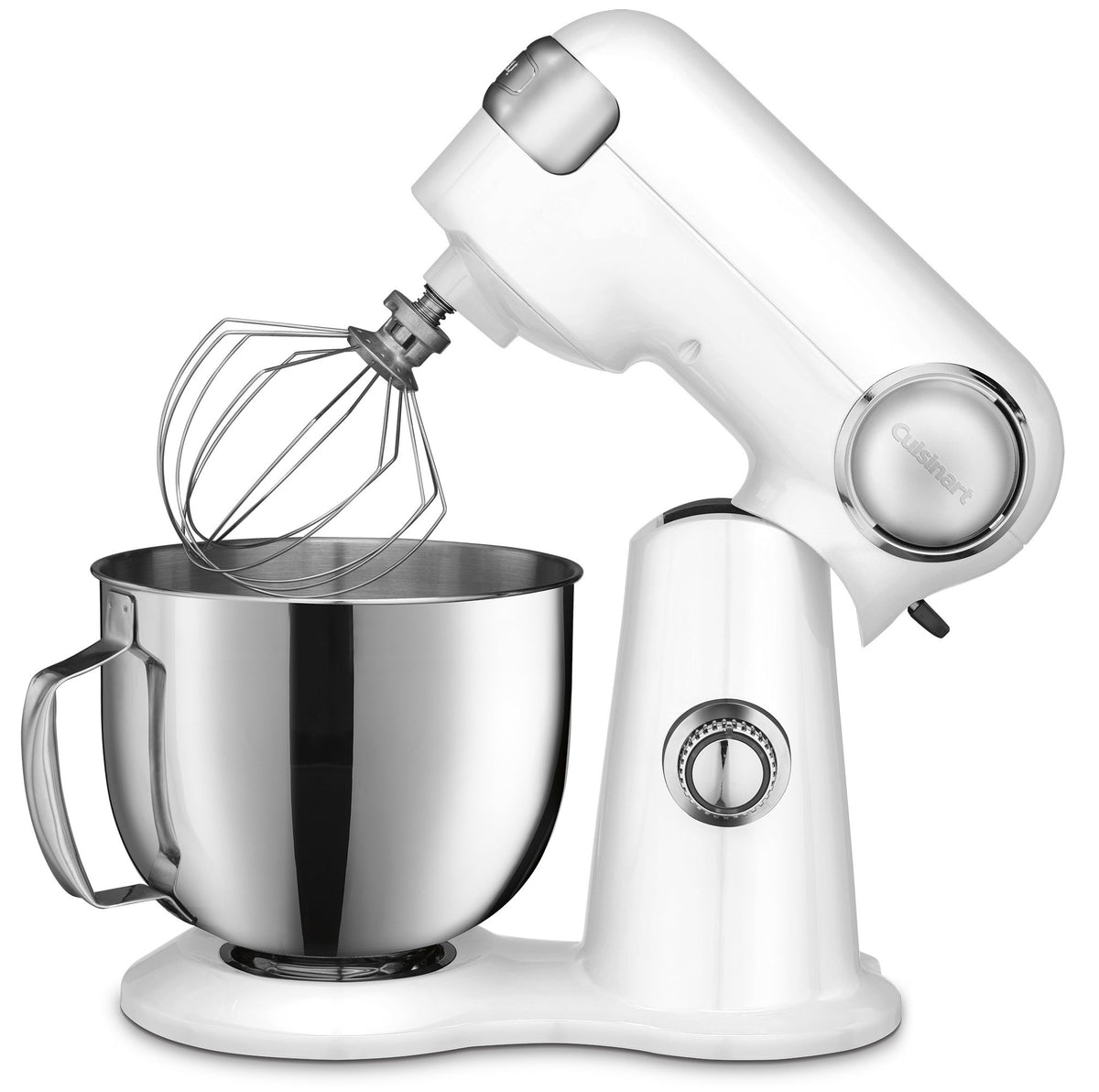 Cuisinart stand mixer with a 500-watt motor for dense mixtures.