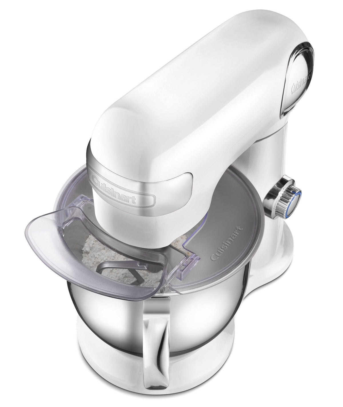 Cuisinart stand mixer die-cast construction for durable kitchen performance.