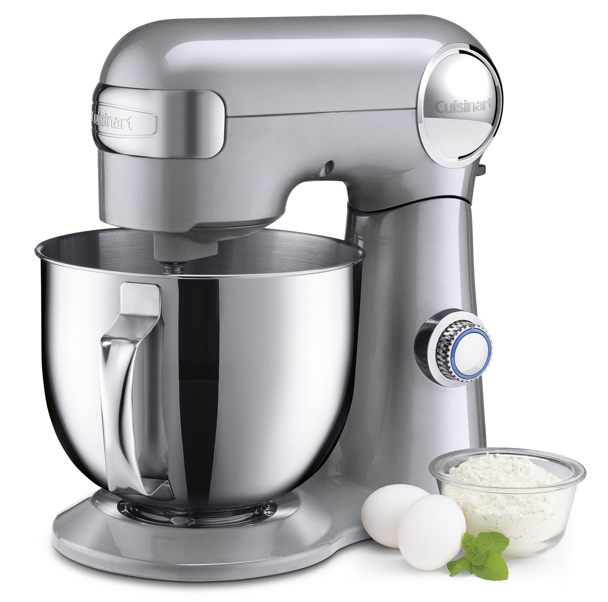 Cuisinart SM-50BCNAS stand mixer with tilt-head for versatile baking tasks.