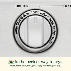 Cuisinart TOA-70NAS air fry basket delivering crisp results.