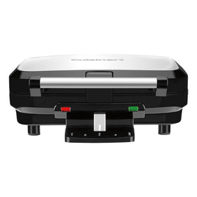 Cuisinart WAF-150NAS ceramic nonstick plate for easy release and quick cleanup.