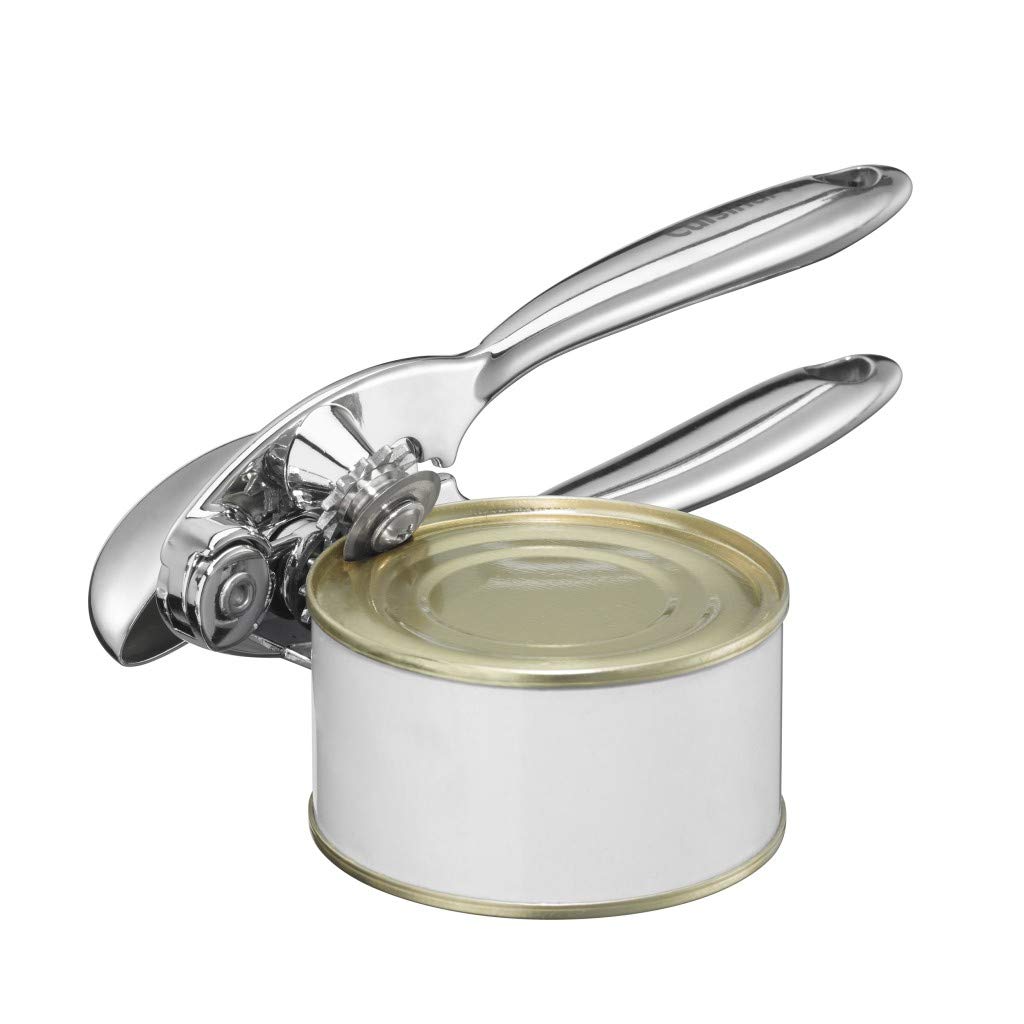 Cuisinart zinc alloy can opener silver kitchen scene, complements hollow-handle tools