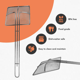 Cuisine Ready fine-mesh oil filtration helps keep fry oil clear between batches.