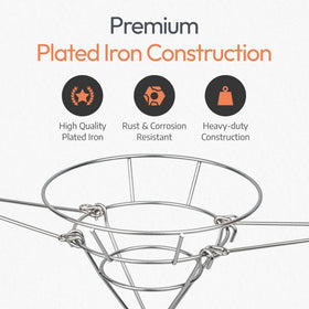Cuisine Ready stable design reduces tipping during filtering