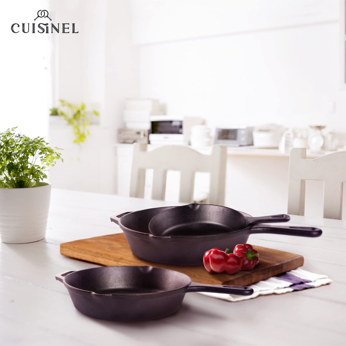 Cuisinel care guide included for maintenance and confidence.